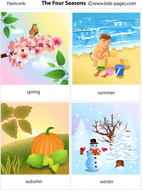 4th Grade English: The four seasons